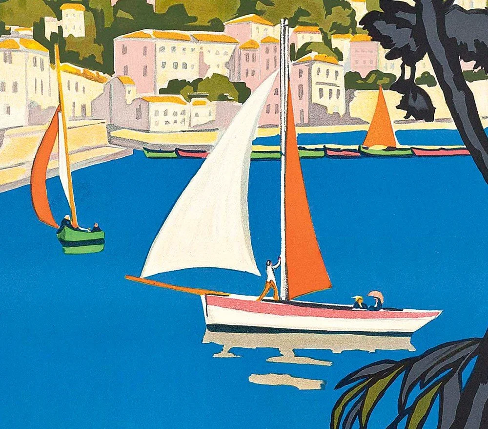 L'ete sur la Cote d'Azur — Gallery Retro | Buy Fine Art Prints